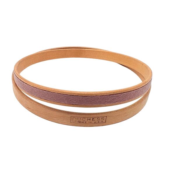 Vintage Duchess Embroidery Hoop 5.25" Felt Cushion Lined Wood Made In USA Small - Picture 1 of 6